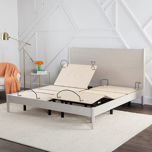 Adjustable Bed Base Frame Comfort Lifestyle, Easy Assembly, Split King